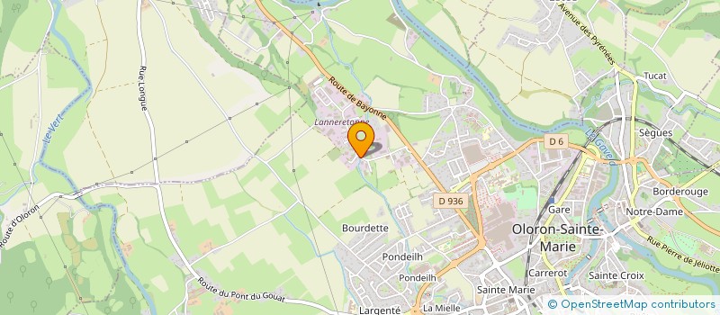 localisation de l'entreprise LACAYRELLE à OLORON-SAINTE-MARIE