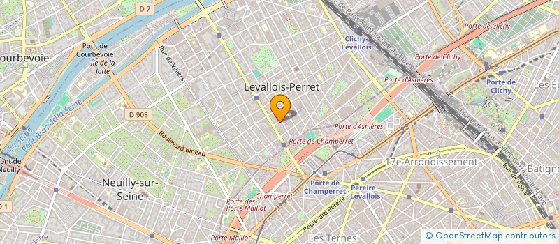localisation de l'entreprise LACAZ à LEVALLOIS-PERRET