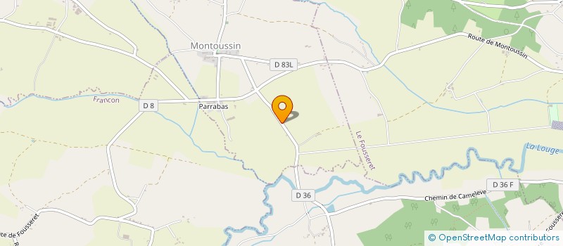 localisation de l'entreprise LACAZE ELEVAGE  MONTOUSSIN