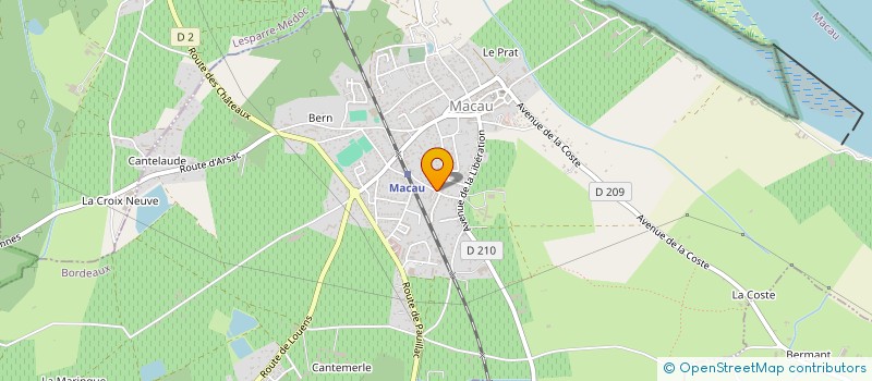 localisation de l'entreprise LACAZE JEAN ET CHRISTIAN  LAMARQUE