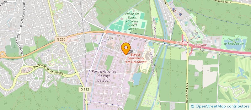localisation de l'entreprise LACAZE LISSILLOUR MARQUET NOUVEL ETABLISSEMENT à LA TESTE-DE-BUCH