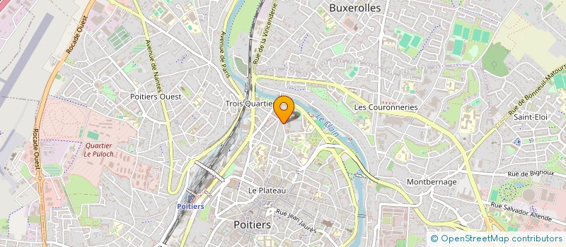 localisation de l'entreprise LACC  POITIERS