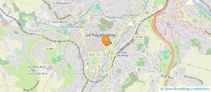 localisation de l'entreprise LACCH ET GARNIER MARIE CLAIRE  LE PUY-EN-VELAY