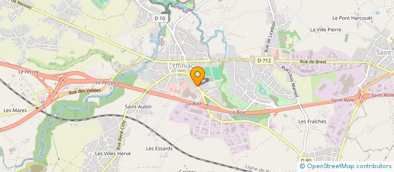 localisation de l'entreprise LACCIMMO  YFFINIAC