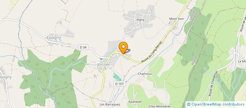 localisation de l'entreprise LACD HOLDING  JONZIER-EPAGNY