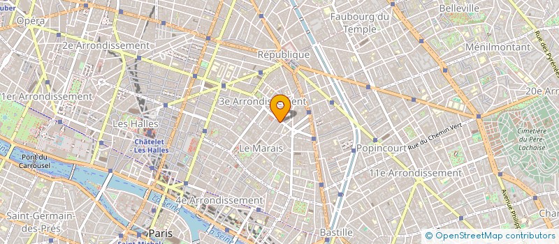 localisation de l'entreprise LACE INVEST  PARIS