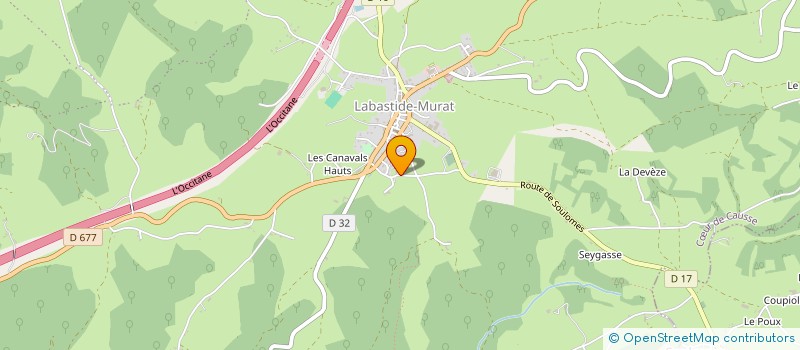 localisation de l'entreprise LACEDA  COEUR DE CAUSSE