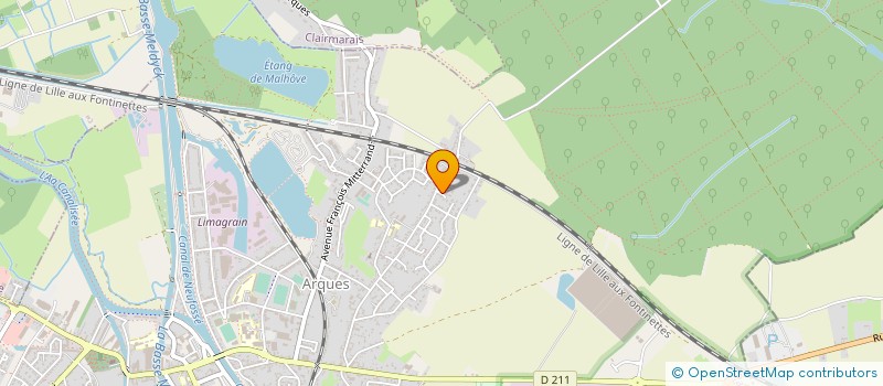 localisation de l'entreprise LACENE HERVE  ARQUES