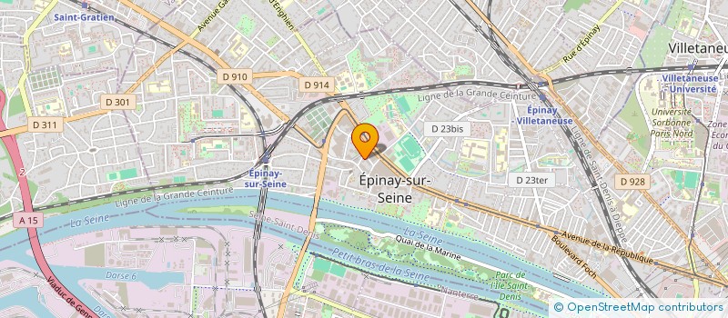 localisation de l'entreprise LACEPEDE à EPINAY-SUR-SEINE