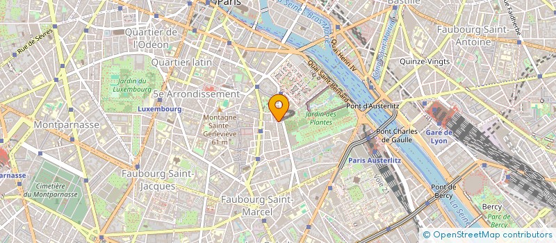 localisation de l'entreprise LACEPEDE  PARIS