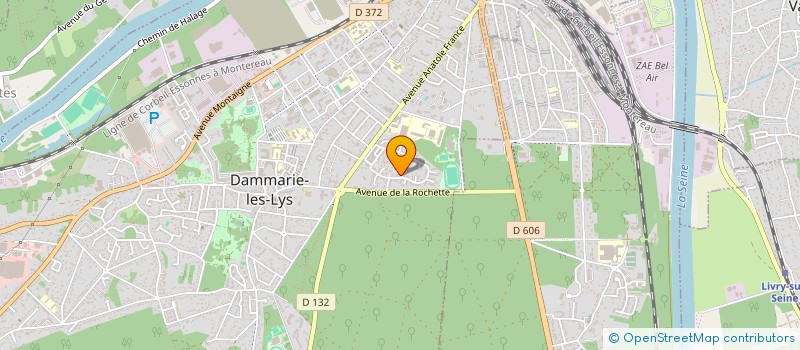 localisation de l'entreprise LACERTUS à DAMMARIE-LES-LYS