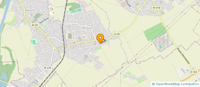 localisation de l'entreprise LACGOS  PROVIN