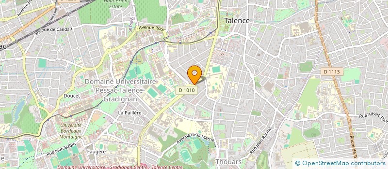 localisation de l'entreprise LACHAISE-BOUAFFRE  TALENCE