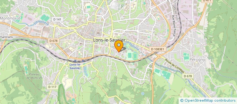 localisation de l'entreprise LACHAL SERGE ET COMPAGNIE  LONS-LE-SAUNIER