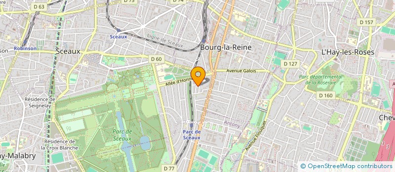 localisation de l'entreprise LACHAMPT HOTELS CONSULT à SCEAUX