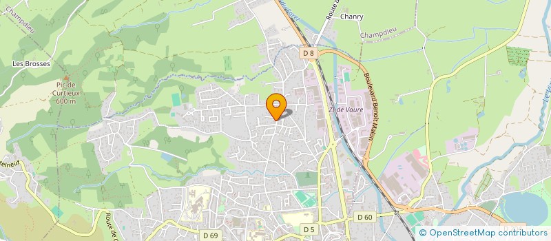 localisation de l'entreprise LACHAND  MONTBRISON