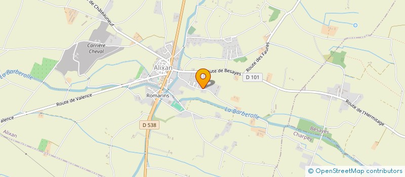 localisation de l'entreprise LACHARNAY INVESTISSEMENT REHABILITATION ET EMBELISSEMENT  ALIXAN