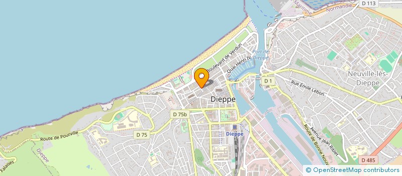 localisation de l'entreprise LACHARTOU à DIEPPE