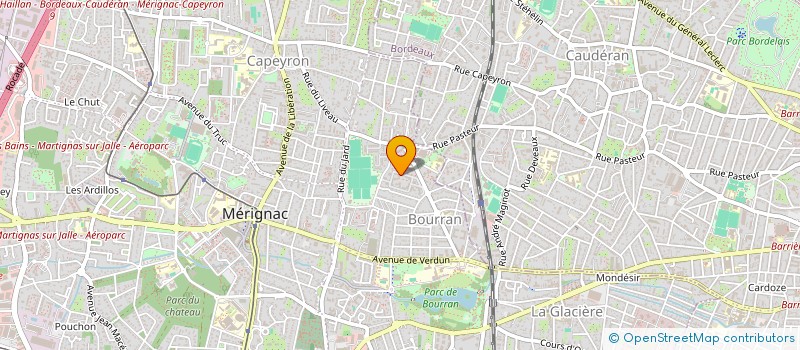 localisation de l'entreprise LACHAS  EYSINES