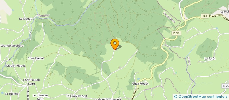 localisation de l'entreprise LACHAUD/CHAMBEYRON  PANISSIERES