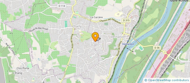 localisation de l'entreprise LACHAUX DES CLOTS  CHARLY