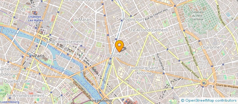 localisation de l'entreprise LACHEHEB M ET GAMMAR B à PARIS