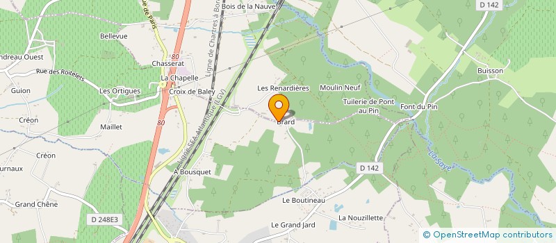 localisation de l'entreprise LACHENAL à CAVIGNAC