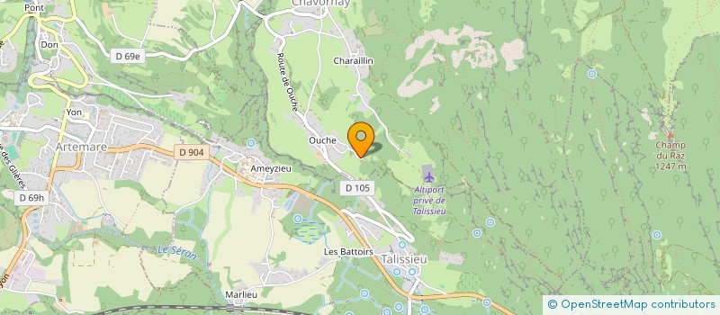 localisation de l'entreprise LACHENAL  ARVIERE-EN-VALROMEY