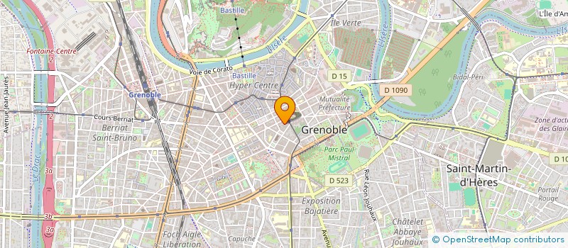 localisation de l'entreprise LACHENAL CHEVALLET EXPERTISE à GRENOBLE