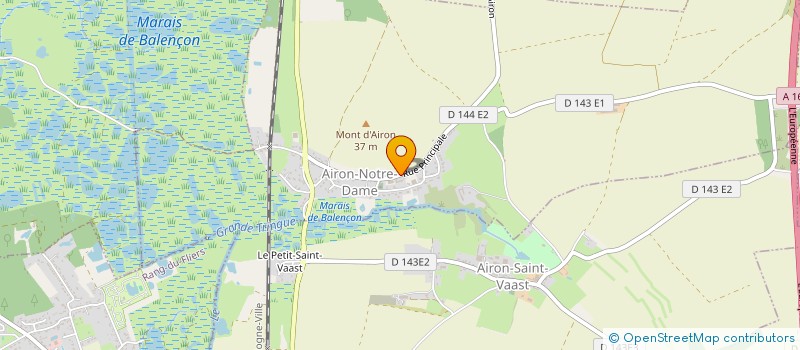 localisation de l'entreprise LACHERE  AIRON-NOTRE-DAME