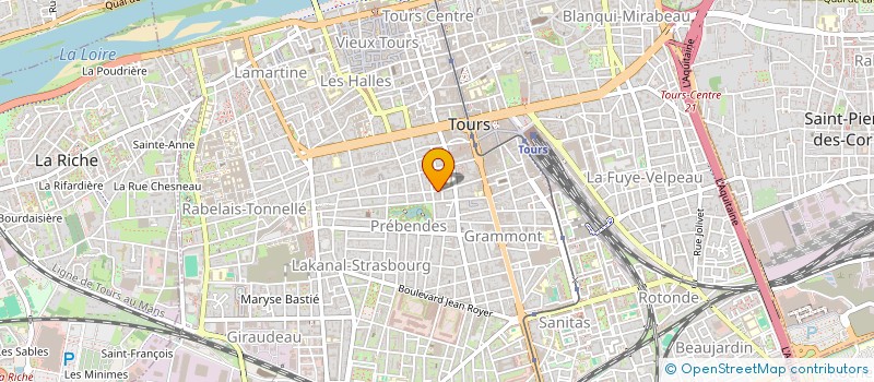 localisation de l'entreprise LACHEZ LA VAPEUR à TOURS