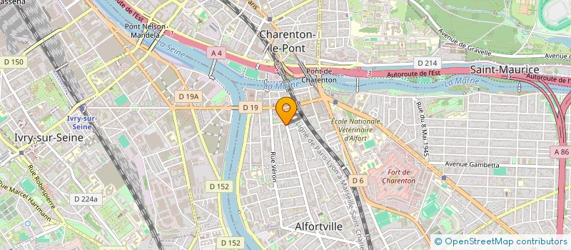 localisation de l'entreprise LACHEZ-PRISE à ALFORTVILLE