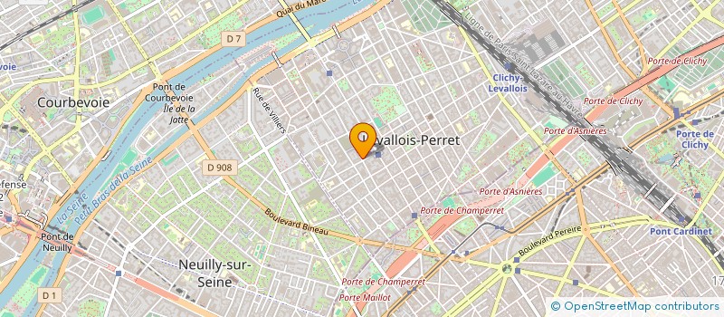 localisation de l'entreprise LACHGAR à LEVALLOIS-PERRET