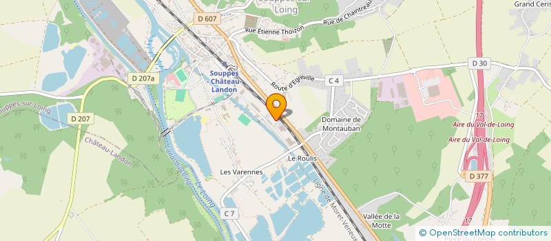 localisation de l'entreprise LACHGUER DISTRIBUTION  SOUPPES-SUR-LOING