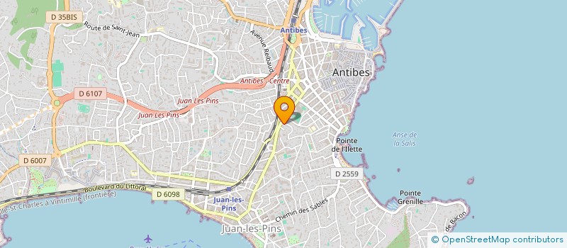 localisation de l'entreprise LACHHEB RENOVATION à ANTIBES