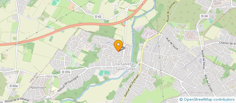 localisation de l'entreprise LACHILL  LA SALVETAT-SAINT-GILLES