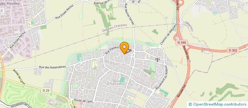 localisation de l'entreprise LACHKAR & REINHART HABITAT  CHASSIEU