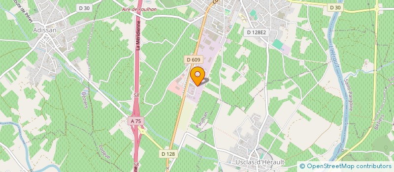 localisation de l'entreprise LACHONS LE SON  PAULHAN