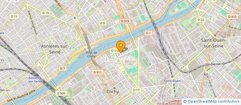 localisation de l'entreprise LACHOU à CLICHY