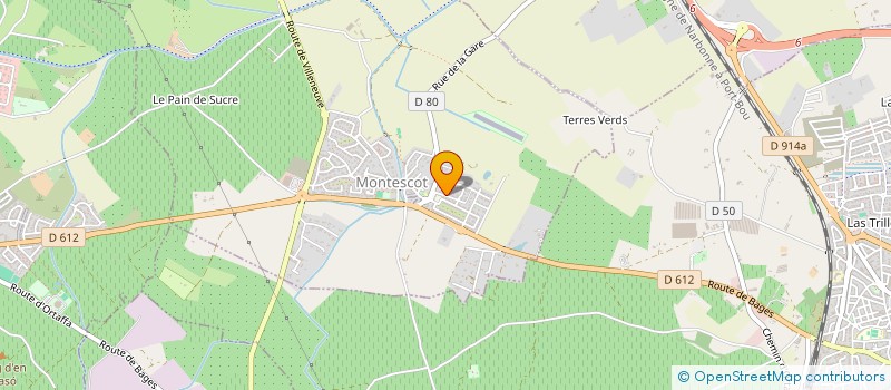 localisation de l'entreprise LACIA  MONTESCOT