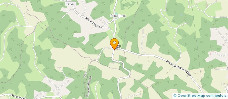 localisation de l'entreprise LACIE  POUDENX