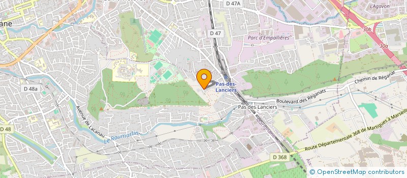localisation de l'entreprise LACIN  MARIGNANE