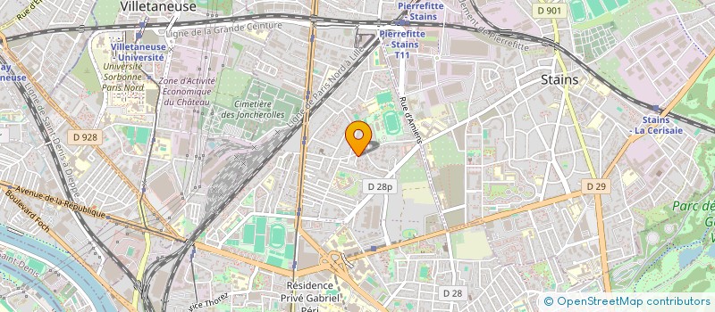 localisation de l'entreprise LACIN à PIERREFITTE-SUR-SEINE