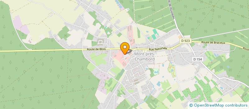 localisation de l'entreprise LACKINE  MONT-PRES-CHAMBORD