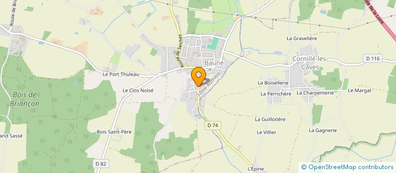localisation de l'entreprise LACLARE TANGUY  LOIRE-AUTHION