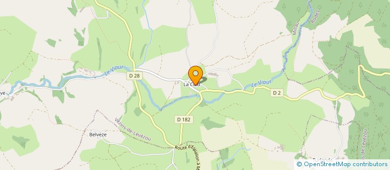 localisation de l'entreprise LACLAU FAMILY  VEZINS-DE-LEVEZOU