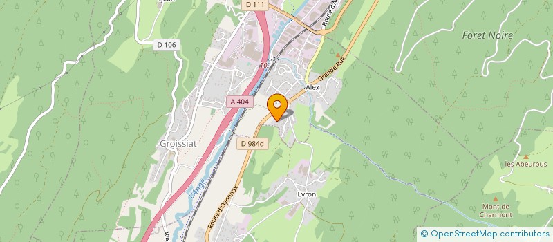 localisation de l'entreprise LACLE  GROISSIAT