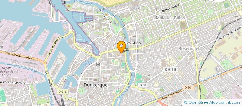 localisation de l'entreprise LACLE à DUNKERQUE