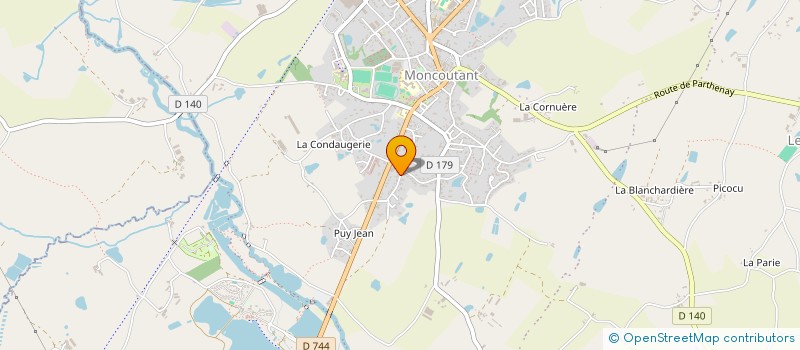 localisation de l'entreprise LACLE  MONCOUTANT-SUR-SEVRE