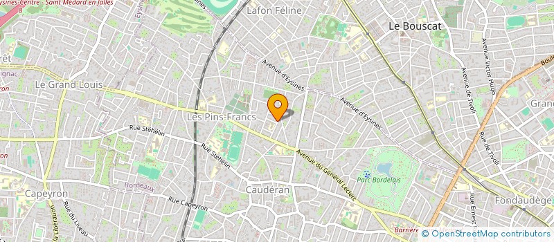 localisation de l'entreprise LACLE - LA MAISON DES PARENTS ET DES MINEURS  BORDEAUX